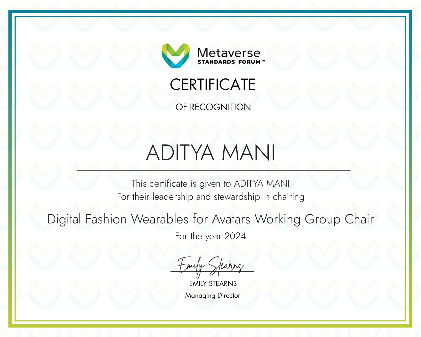 Certificate Image